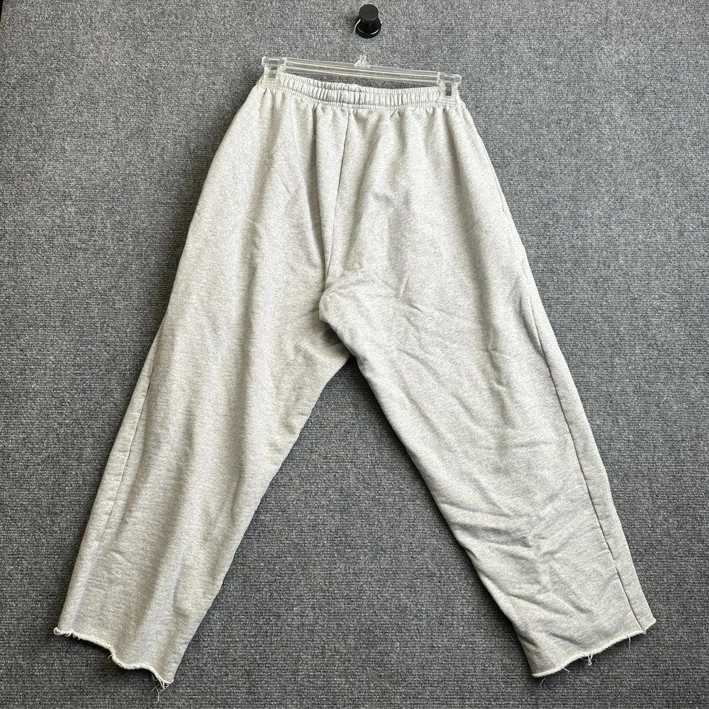 Arte Sweatpants Mens M Gray French Terry Relaxed Fit Elastic Waist Logo Pants